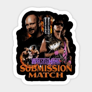 Bret Hart Vs. Stone Cold Steve Austin Submission Match Sticker